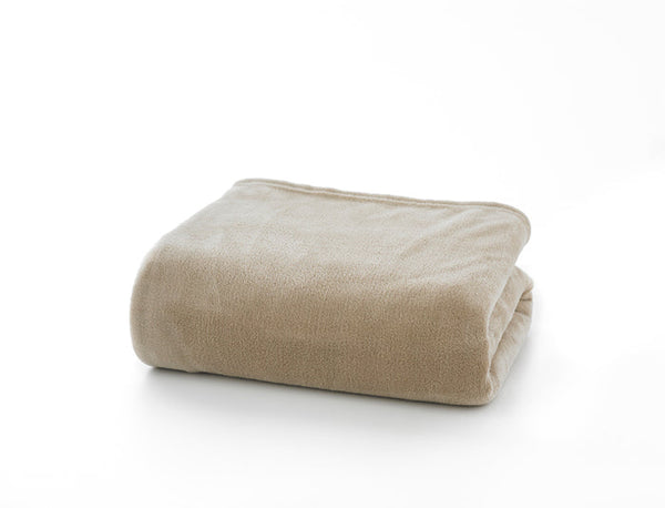 Snuggle Touch Microfibre Throws 140x180cm - Pebble