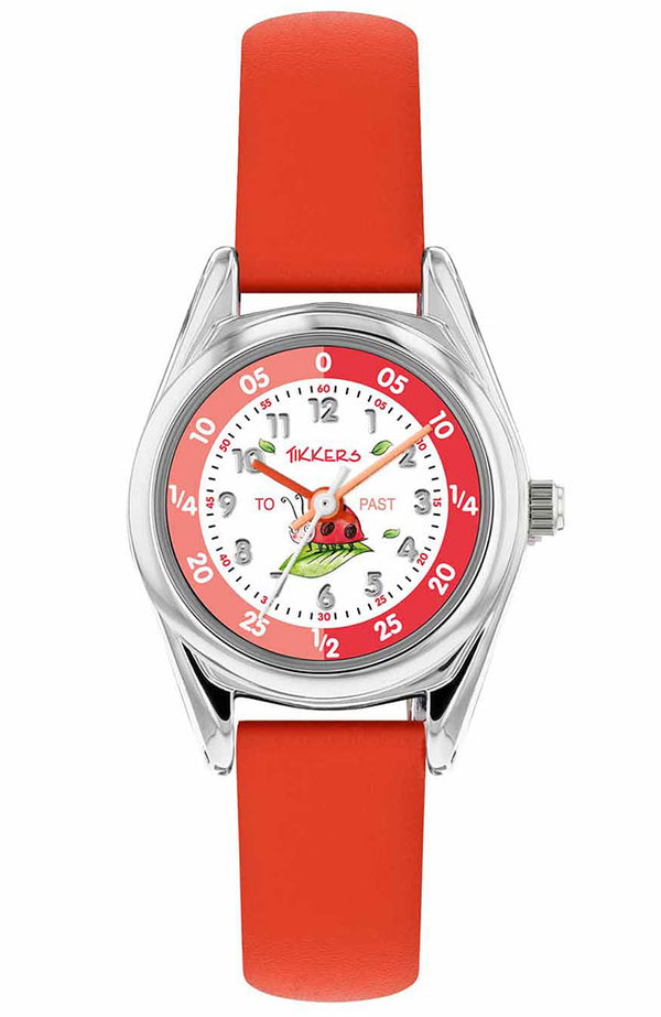 TIKKERS Red Leather Strap
