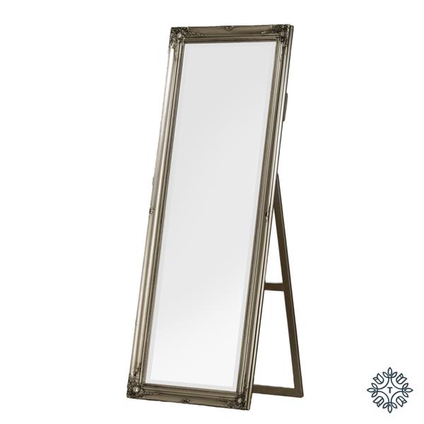 Chateau Wide Cheval Mirror Champagne