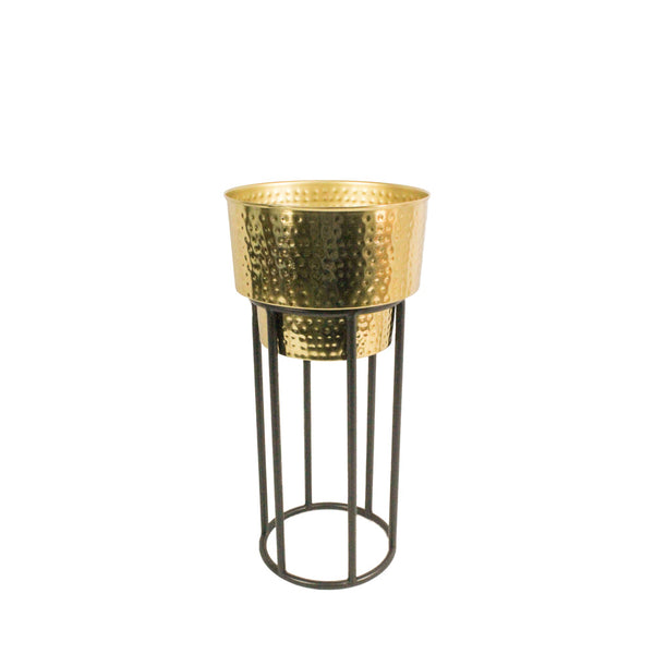 Salina Planter Gold/black Small