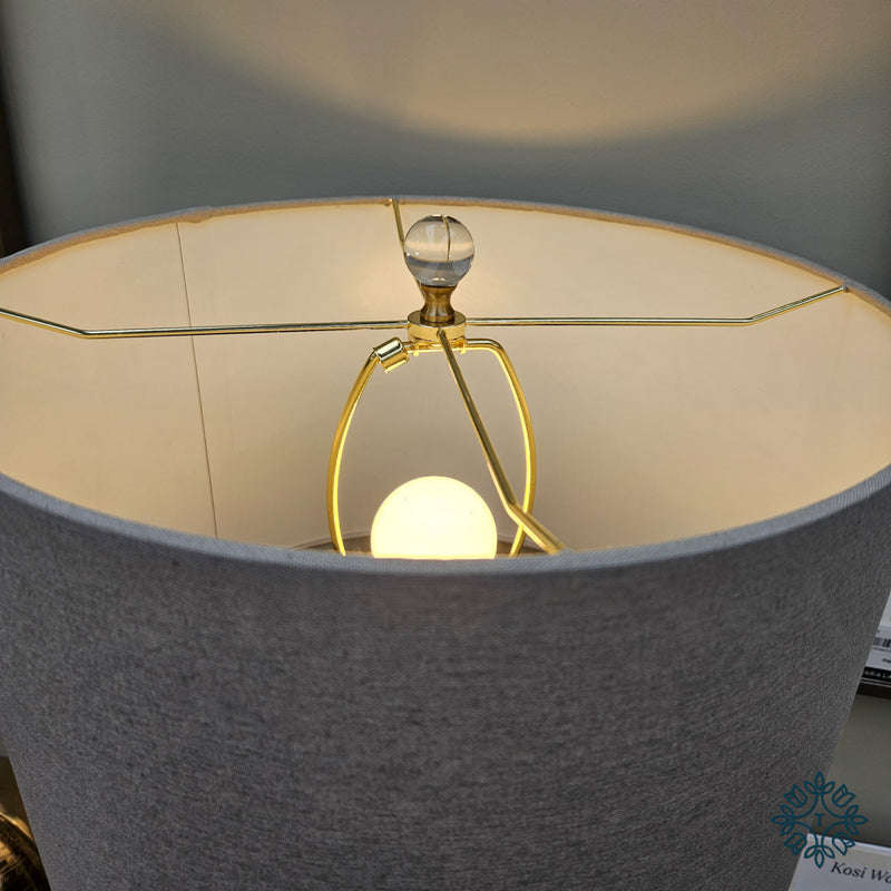 Azzura glass table lamp 78cm