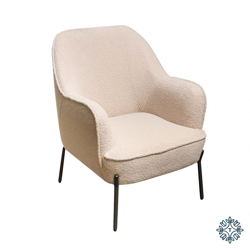 Corina armchair boucle beige