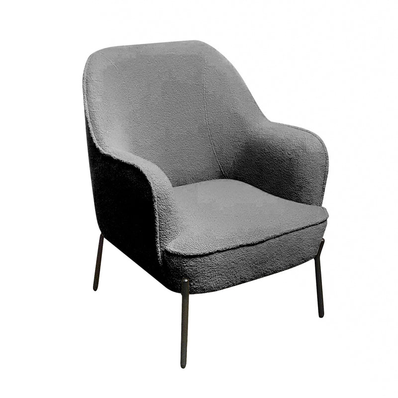 Corina armchair boucle grey