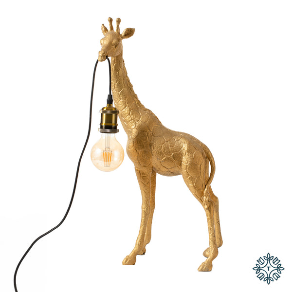 Giraffe lamp gold 60cm