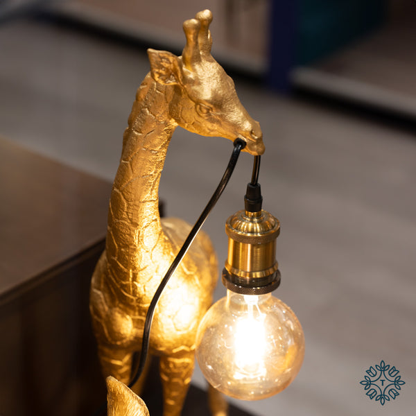 Giraffe lamp gold 60cm