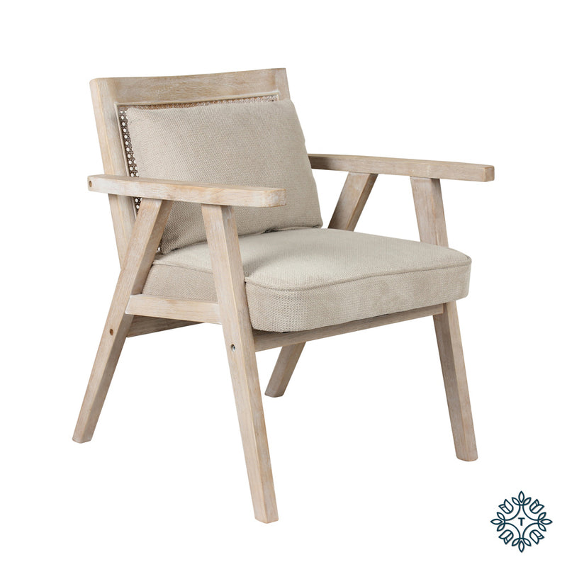 Willow accent chair biscuit beige