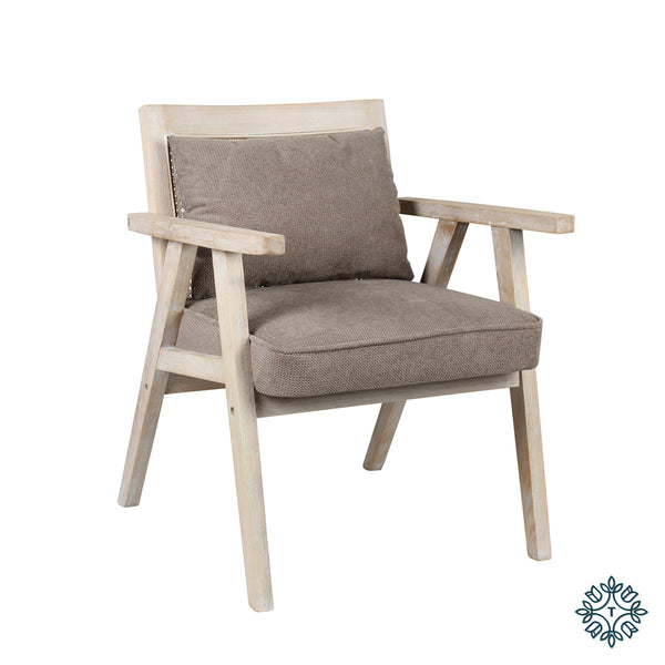 Willow accent chair taupe