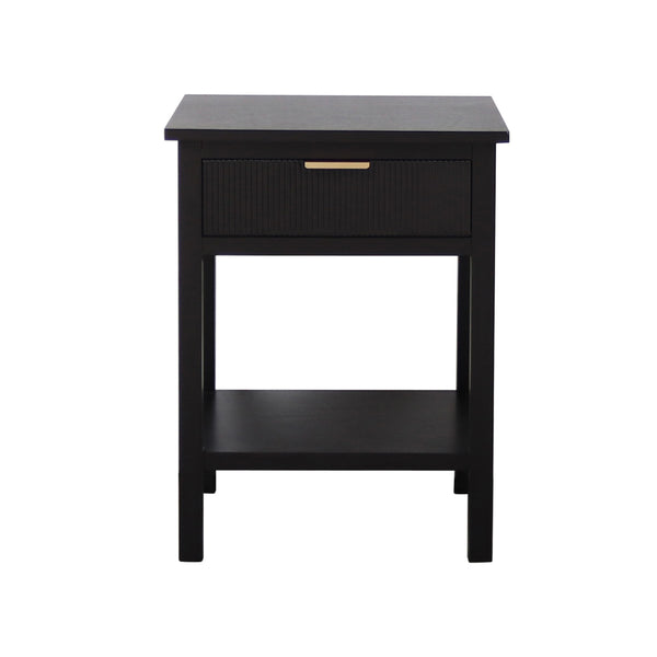 Harrison 1 drw accent table black