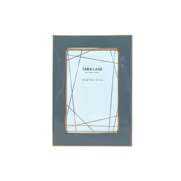 Ella Photo Frame Grey/gold 4 X 6