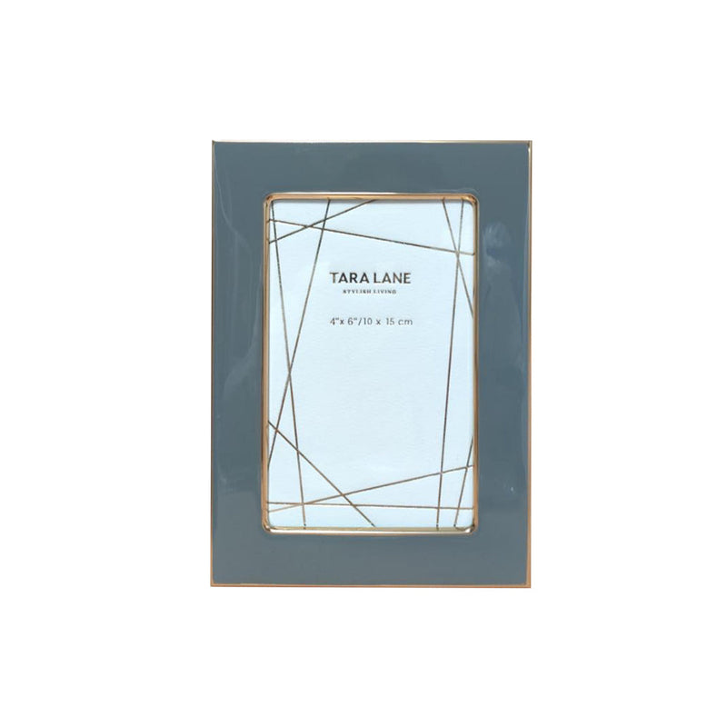 Ella Photo Frame Grey/gold 4 X 6