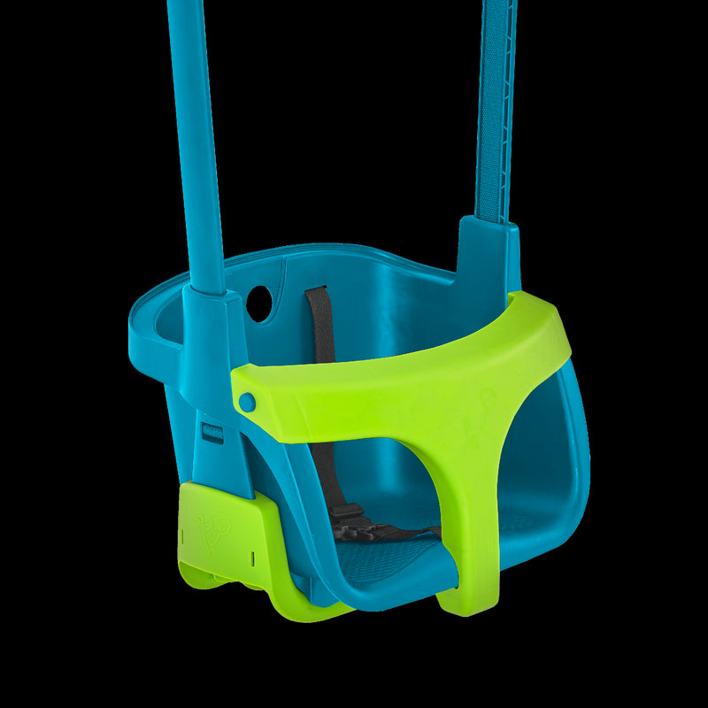 Small to Tall 2 in 1 Metal Swing Set with Quadpod