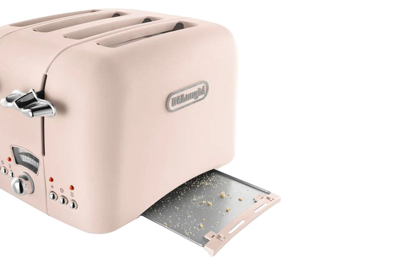 Delonghi Argento Flora 4 Slice Toaster - Pink