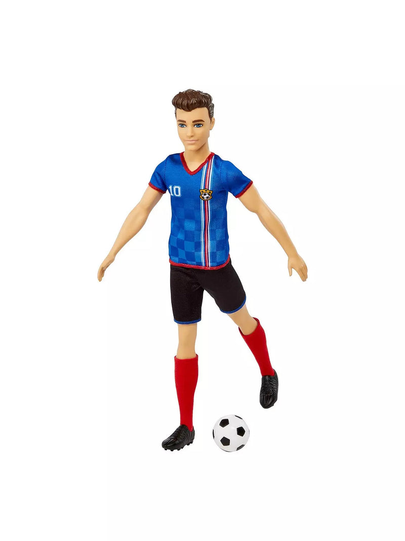 BARBIE YOU CAN BE ANYTHING KEN DOLL SOCCER PLAYER