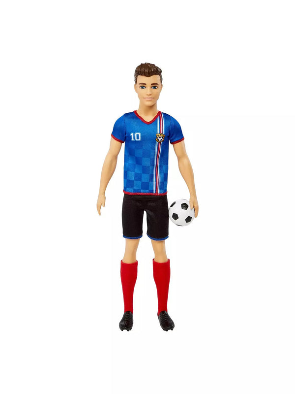 BARBIE YOU CAN BE ANYTHING KEN DOLL SOCCER PLAYER