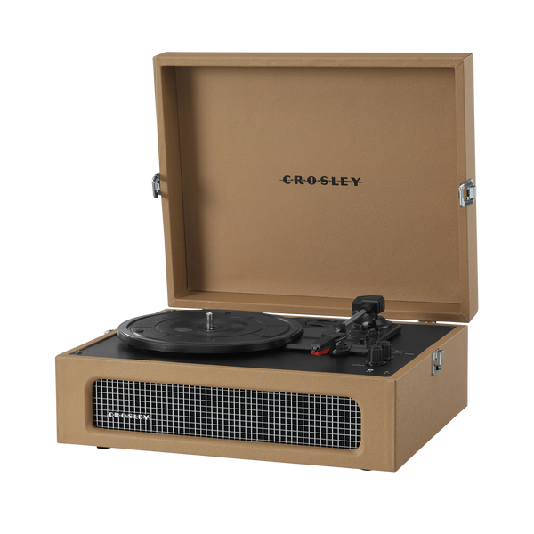 VOYAGER 2-WAY BLUETOOTH RECORD PLAYER | TAN
