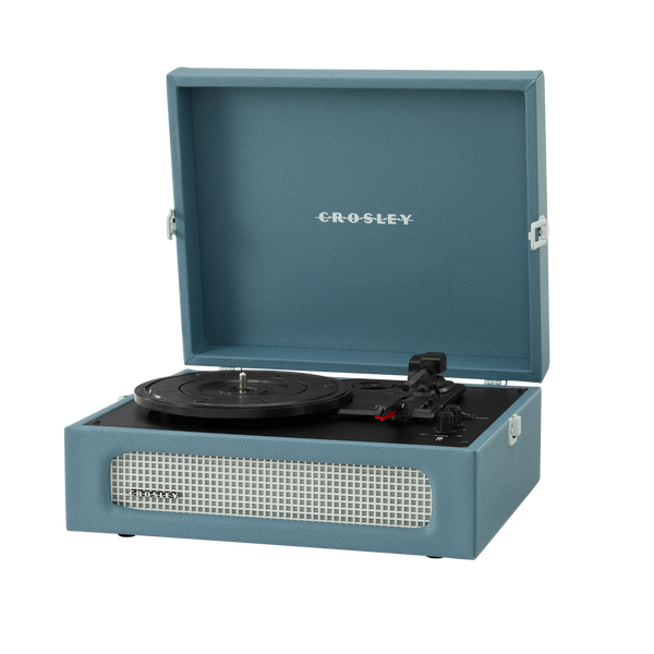 VOYAGER 2-WAY BLUETOOTH RECORD PLAYER | BLUE