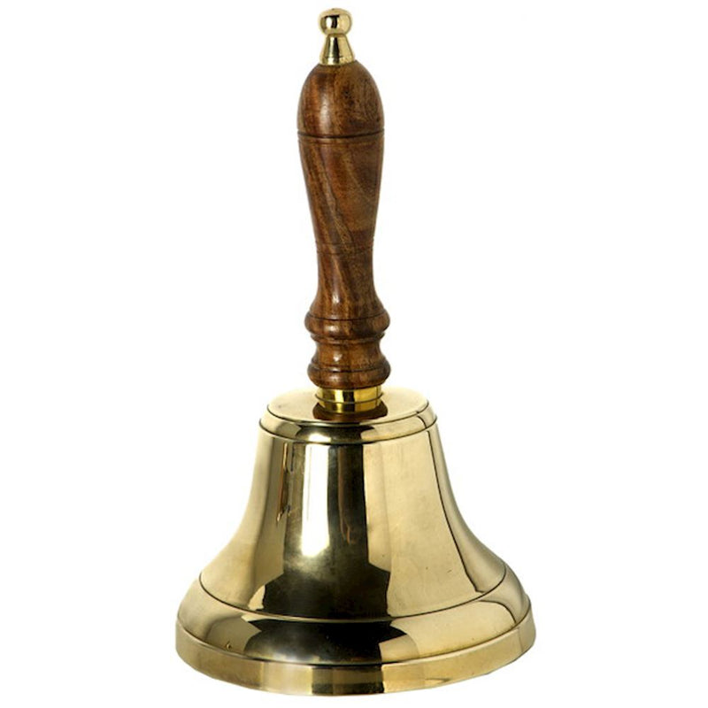 SOLID BRASS HANDBELL 14x25cm