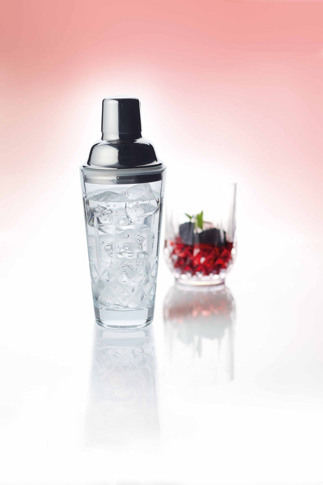 350ml Cut Glass Cocktail Shaker