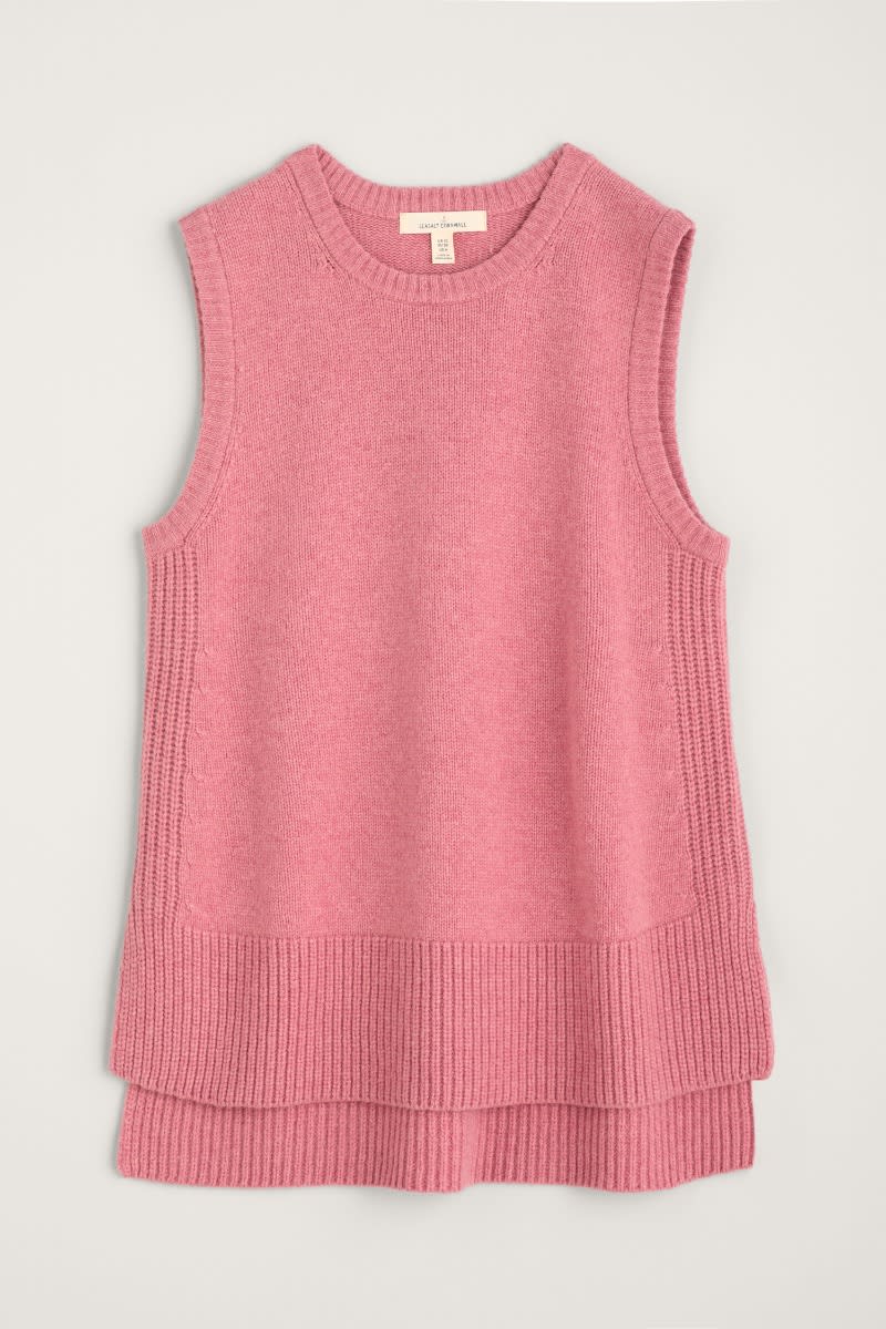 Coupling Knitted Vest - Wild Rose