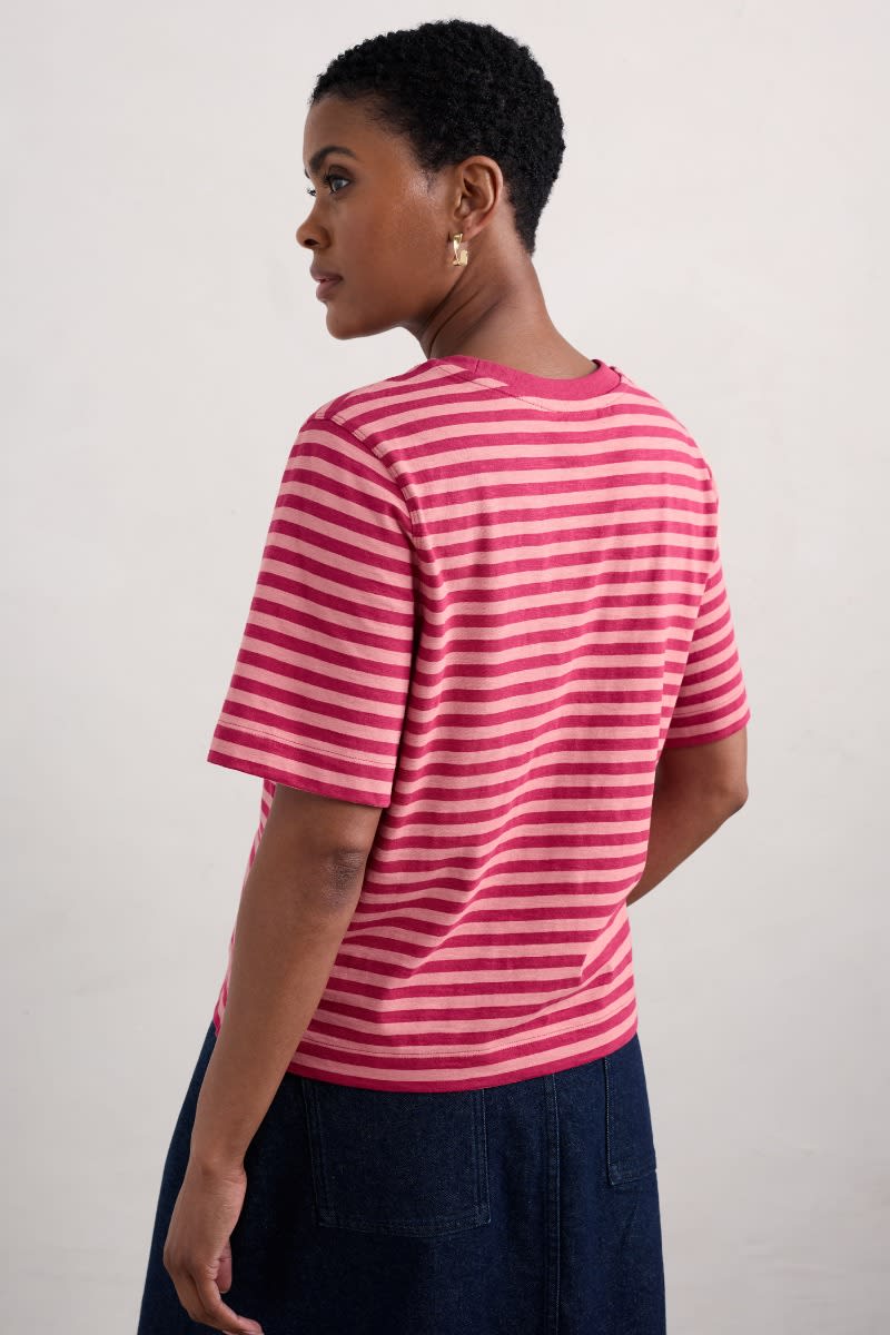 Copseland Striped Organic Cotton T-Shirt (GOTS)