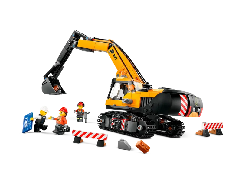 LEGO® City 60420 Yellow Construction Excavator