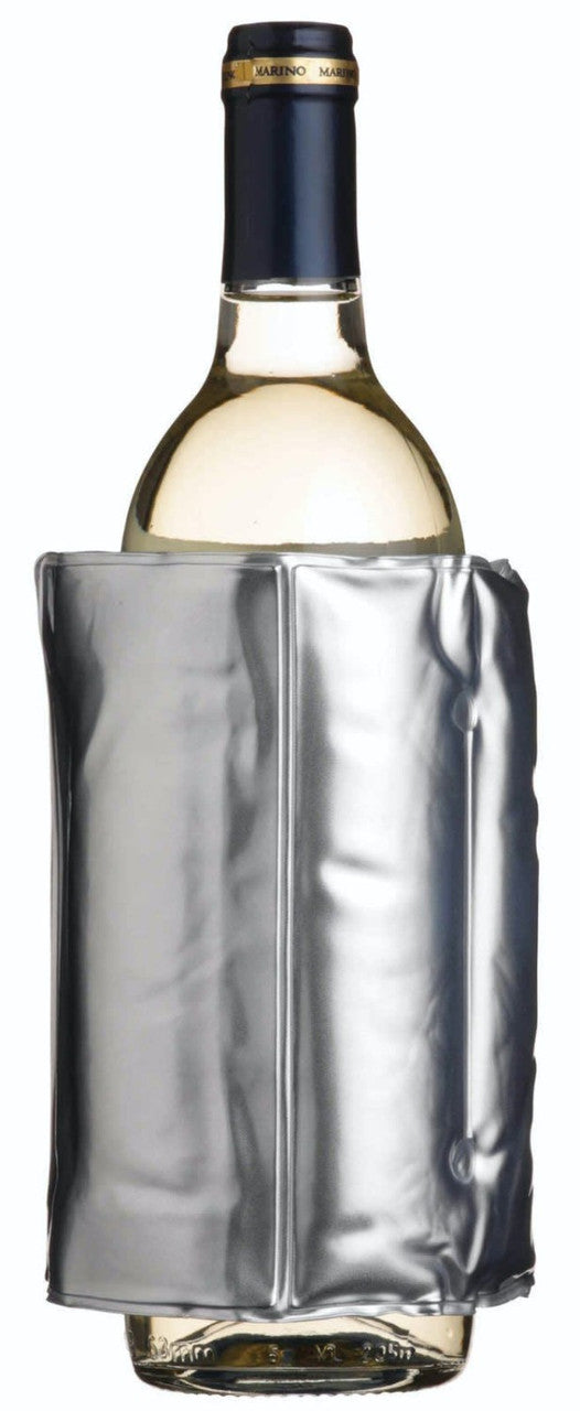 Wrap Around Silver Wine Cooler