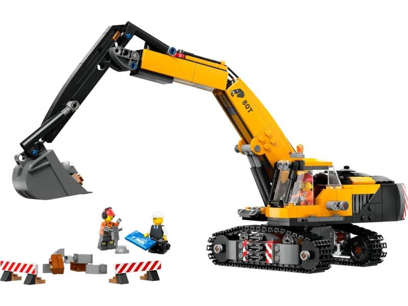 LEGO® City 60420 Yellow Construction Excavator