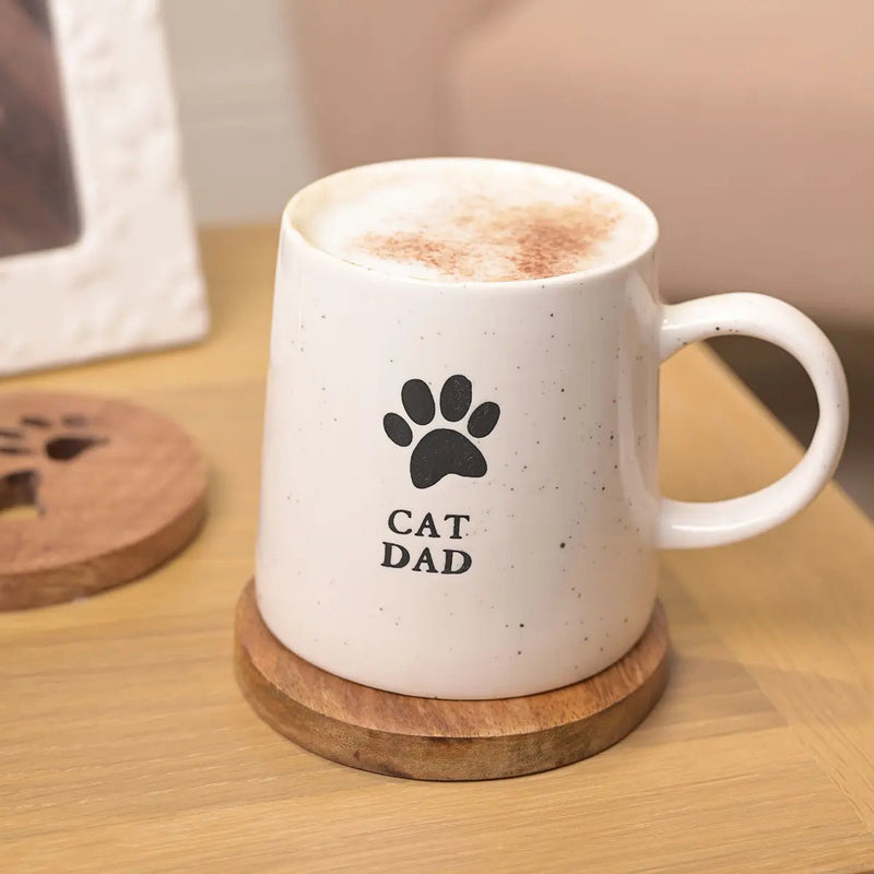 BEST OF BREED PAW PRINTS MUG - CAT DAD