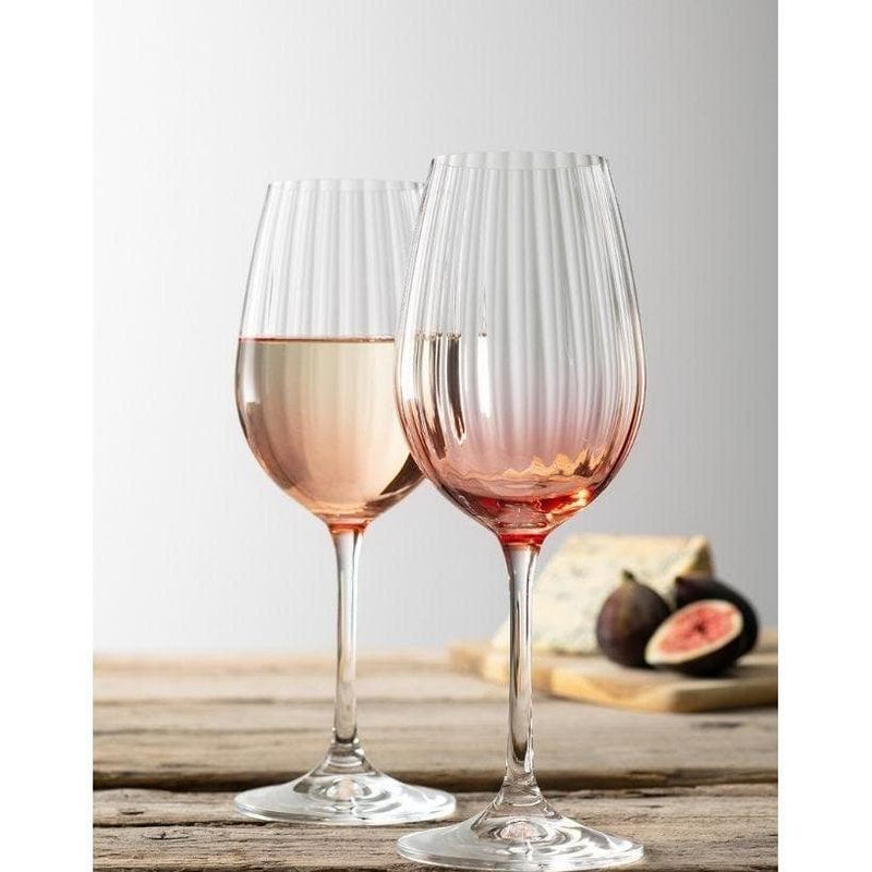 ERNE WINE GLASS PAIR BLUSH