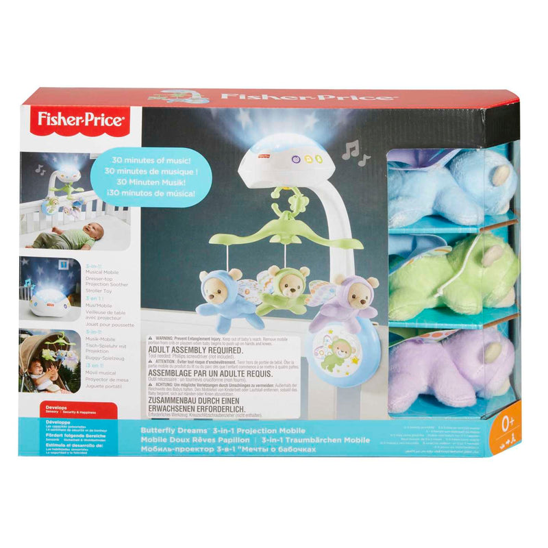 Butterfly Dreams 3-in-1 Projection Mobile