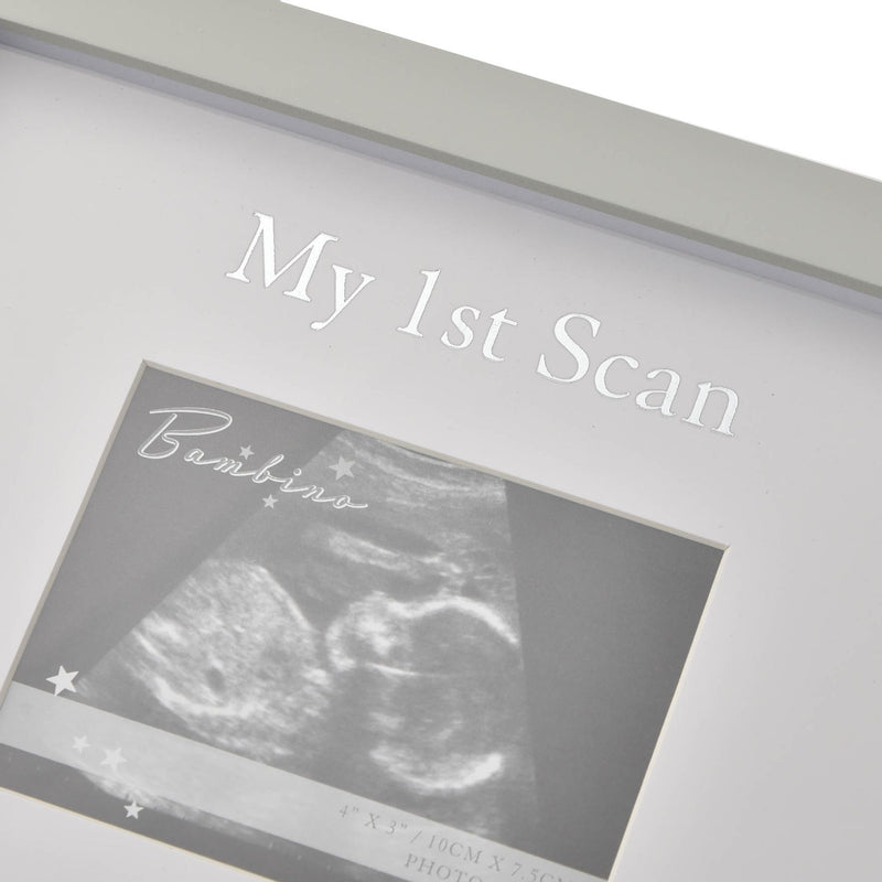 BAMBINO MY 1ST SCAN PHOTO FRAME IN LIDDED GIFT BOX
