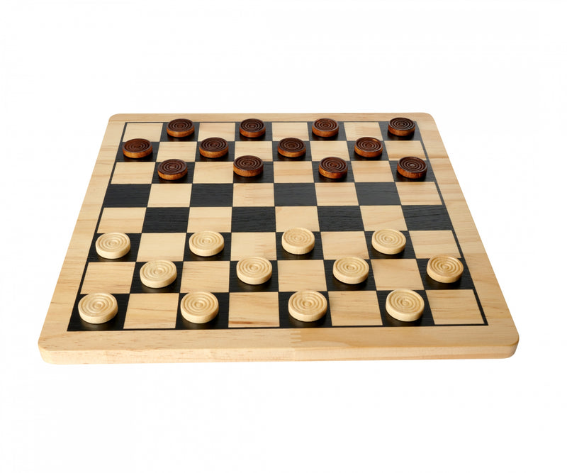 Deluxe Wooden - Chess & Checkers
