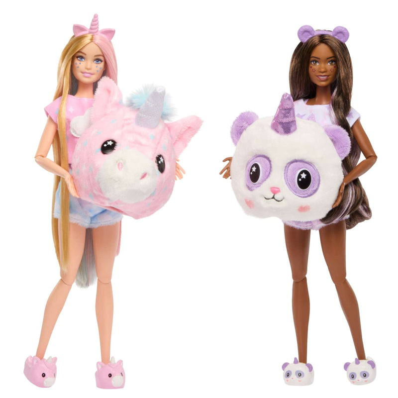 Cutie Reveal Slumber Party Gift Set With 2 Dolls & 2 Pets, 35+ Surprises, Cozy Cute Tees