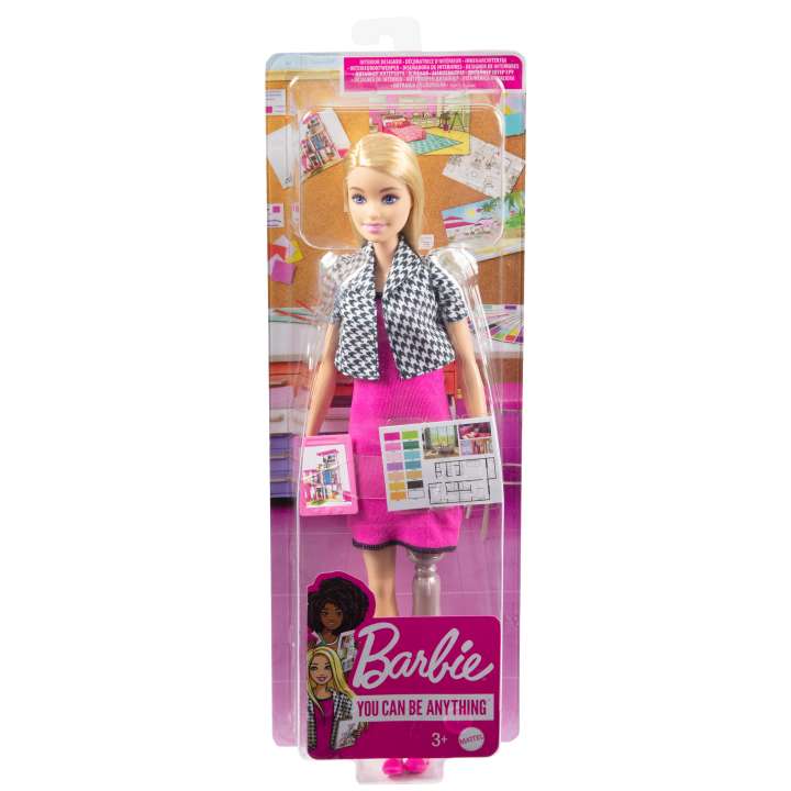 Barbie Interior Designer Doll, Blonde, Prosthetic Leg