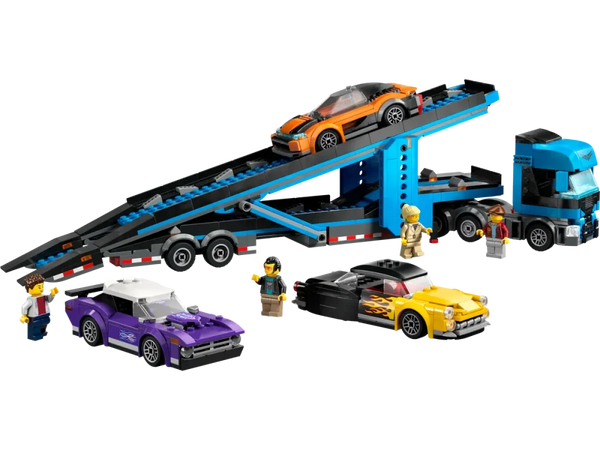 LEGO® City 60408 Car Transporter Truck with Sports Cars