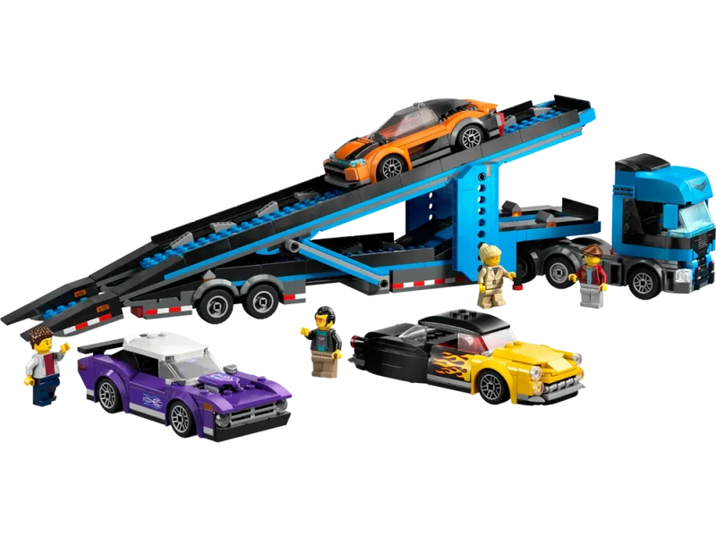 LEGO® City 60408 Car Transporter Truck with Sports Cars