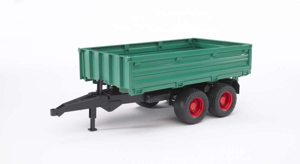 Tandemaxle tipping trailer with removeable top