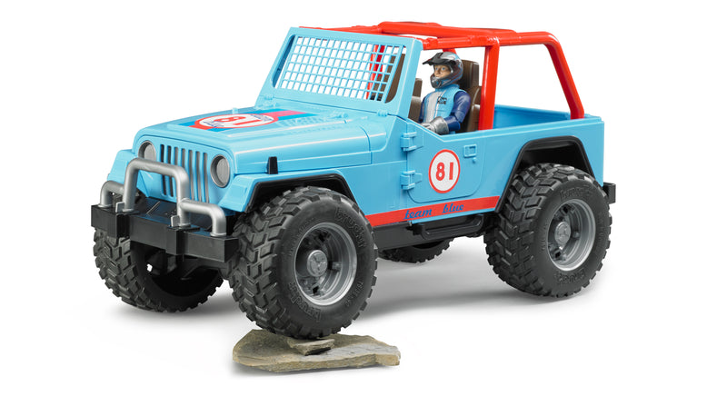 Jeep Cross country Racer blue with driver