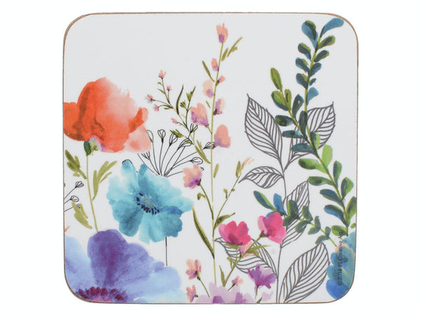 Meadow Floral Pack Of 6 Coasters