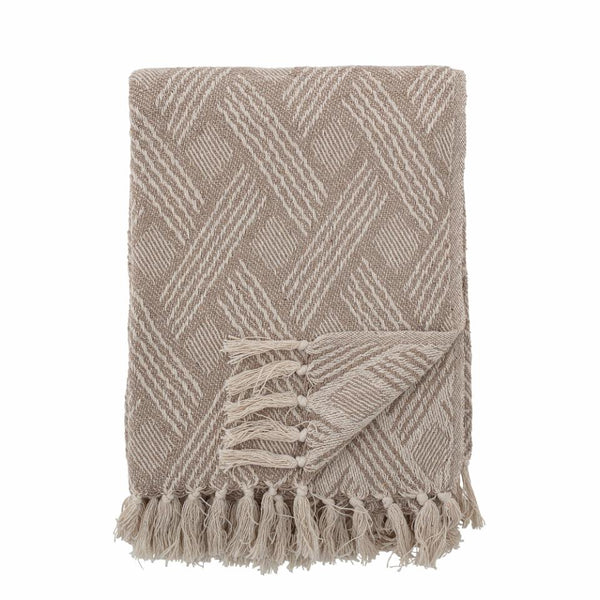 Ghina Throw, Nature, Recycled Cotton
