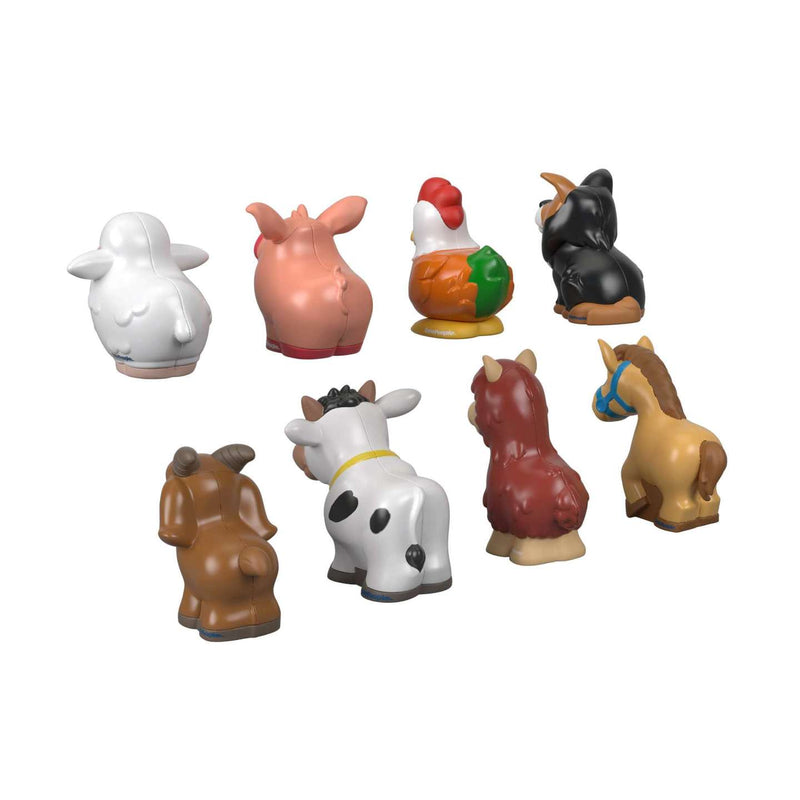 Fisher-Price Little People Farm Animal Friends 8-Piece Figure Set For Toddlers