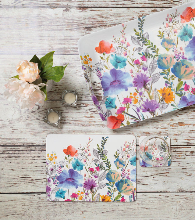 Meadow Floral Pack Of 6 Placemats