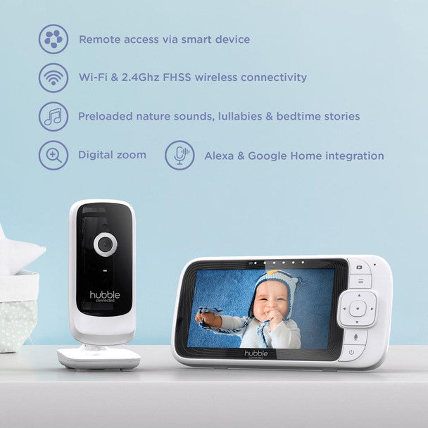 Nursery Pal Link Premium 5″ Smart Video Baby Monitor