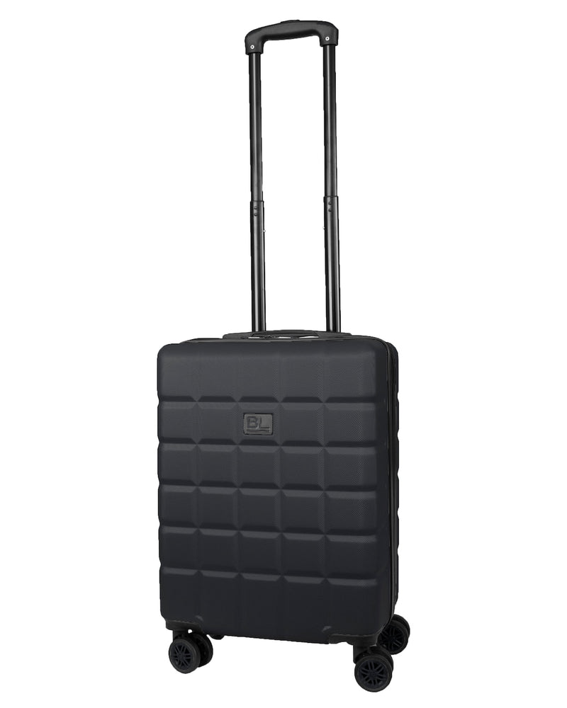 Hard Shell Suitcase with 4 Spinner Wheels Travel Luggage - Black