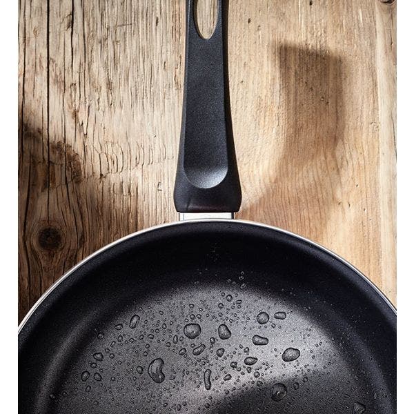 Judge Essentials Enamel, 24cm Frying Pan, Non-Stick, Black