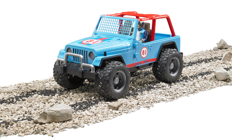 Jeep Cross country Racer blue with driver