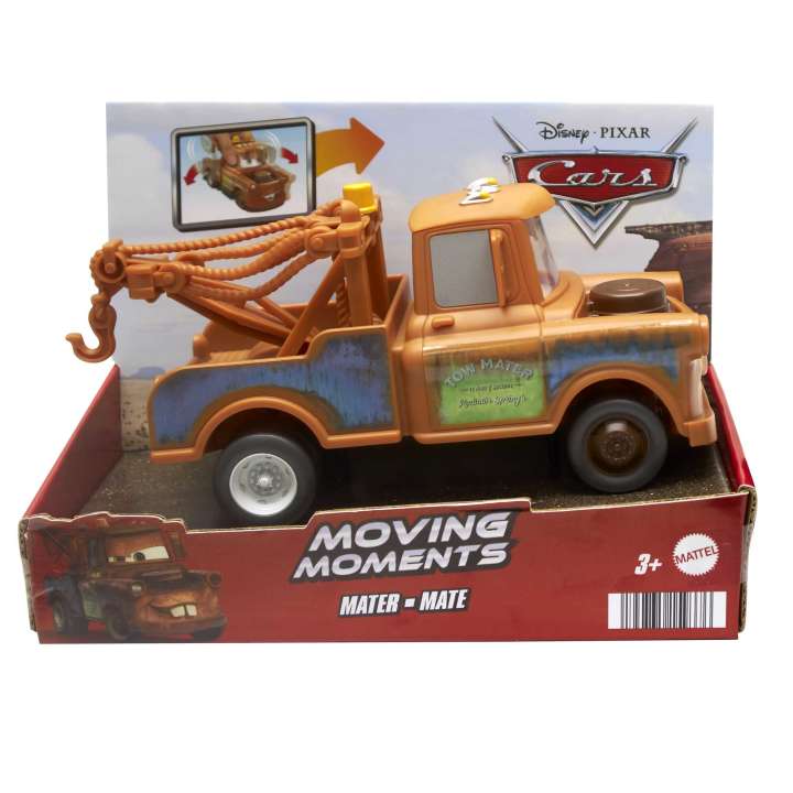 Disney And Pixar Cars Moving Moments Mater Toy Truck With Moving Eyes & Mouth