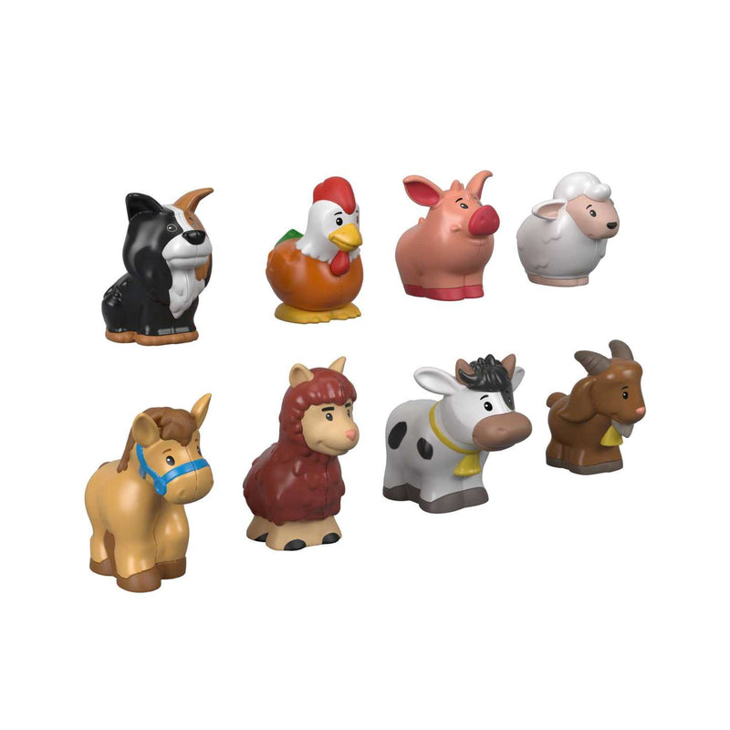 Fisher-Price Little People Farm Animal Friends 8-Piece Figure Set For Toddlers