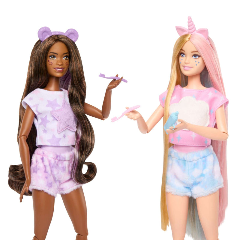 Cutie Reveal Slumber Party Gift Set With 2 Dolls & 2 Pets, 35+ Surprises, Cozy Cute Tees