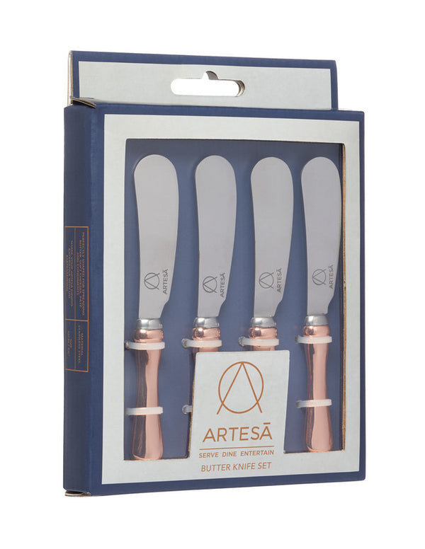 Artesà Stainless Steel Butter Knife Set
